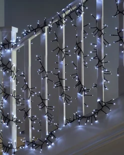 WeRChristmas 240 Chasing Cluster Light String, Bright White^ Cluster Lights|Tree Lights