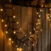 WeRChristmas 400 Chasing Cluster Light String, Warm White^ Cluster Lights