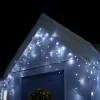 WeRChristmas 360 Icicle LED Light String, Bright White, 8.8 M^ Icicle Lights
