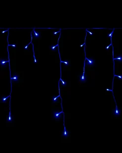 WeRChristmas 360 Icicle LED Light String, Blue, 8.8 M^ Icicle Lights