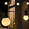 WeRChristmas 20 LED Connectable Matt Festoon Light String, Warm White, 7.7 M^ Festoon Lights|Connectable Lights