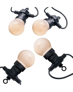WeRChristmas 20 LED Connectable Matt Festoon Light String, Warm White, 7.7 M^ Festoon Lights|Connectable Lights