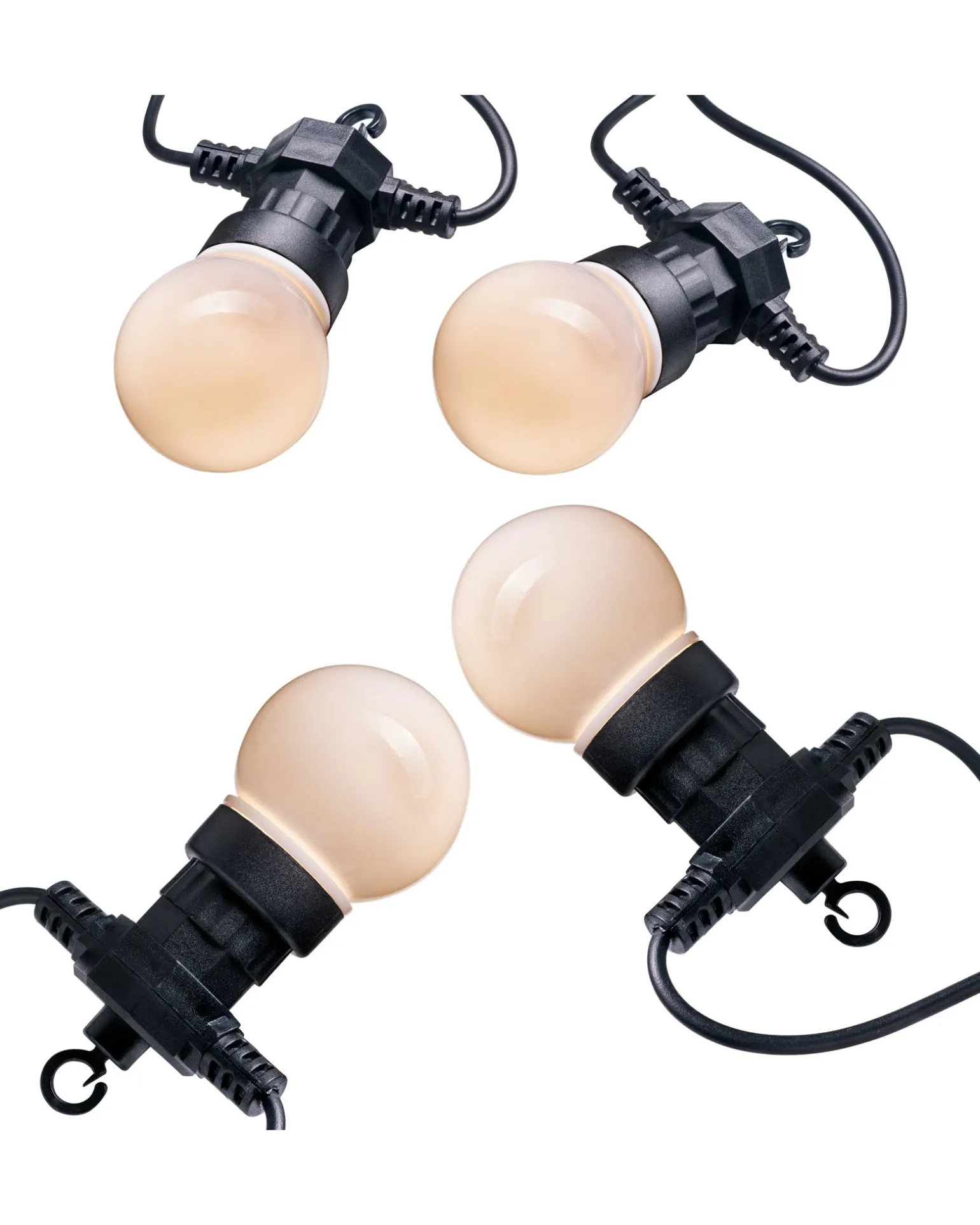 WeRChristmas 20 LED Connectable Matt Festoon Light String, Warm White, 7.7 M^ Festoon Lights|Connectable Lights