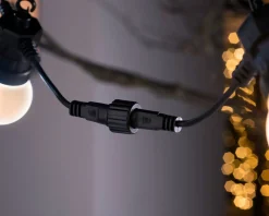 WeRChristmas 20 LED Connectable Matt Festoon Light String, Warm White, 7.7 M^ Festoon Lights|Connectable Lights