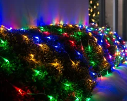 WeRChristmas 180 LED Connectable Net Light, Multi-Coloured, 1.8 M^ Curtain & Net Lights|Connectable Lights