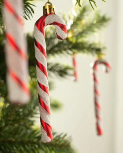WeRChristmas 6 Pack Of Shatterproof Candy Canes, Red, 13 Cm^ Shatterproof Baubles