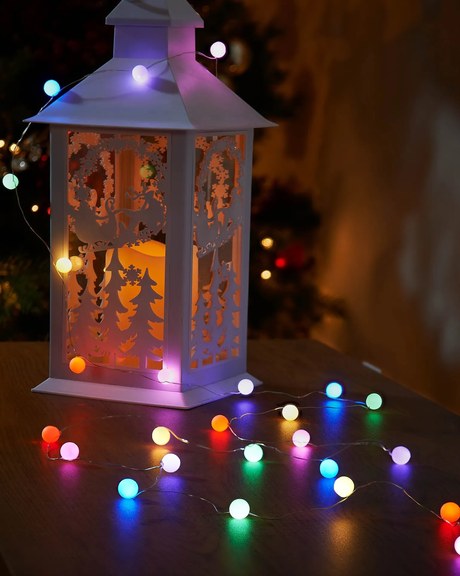 WeRChristmas 80 Pastel Multi-Coloured Micro LED Berry Lights, 6 M^ Fairy Lights|Tree Lights