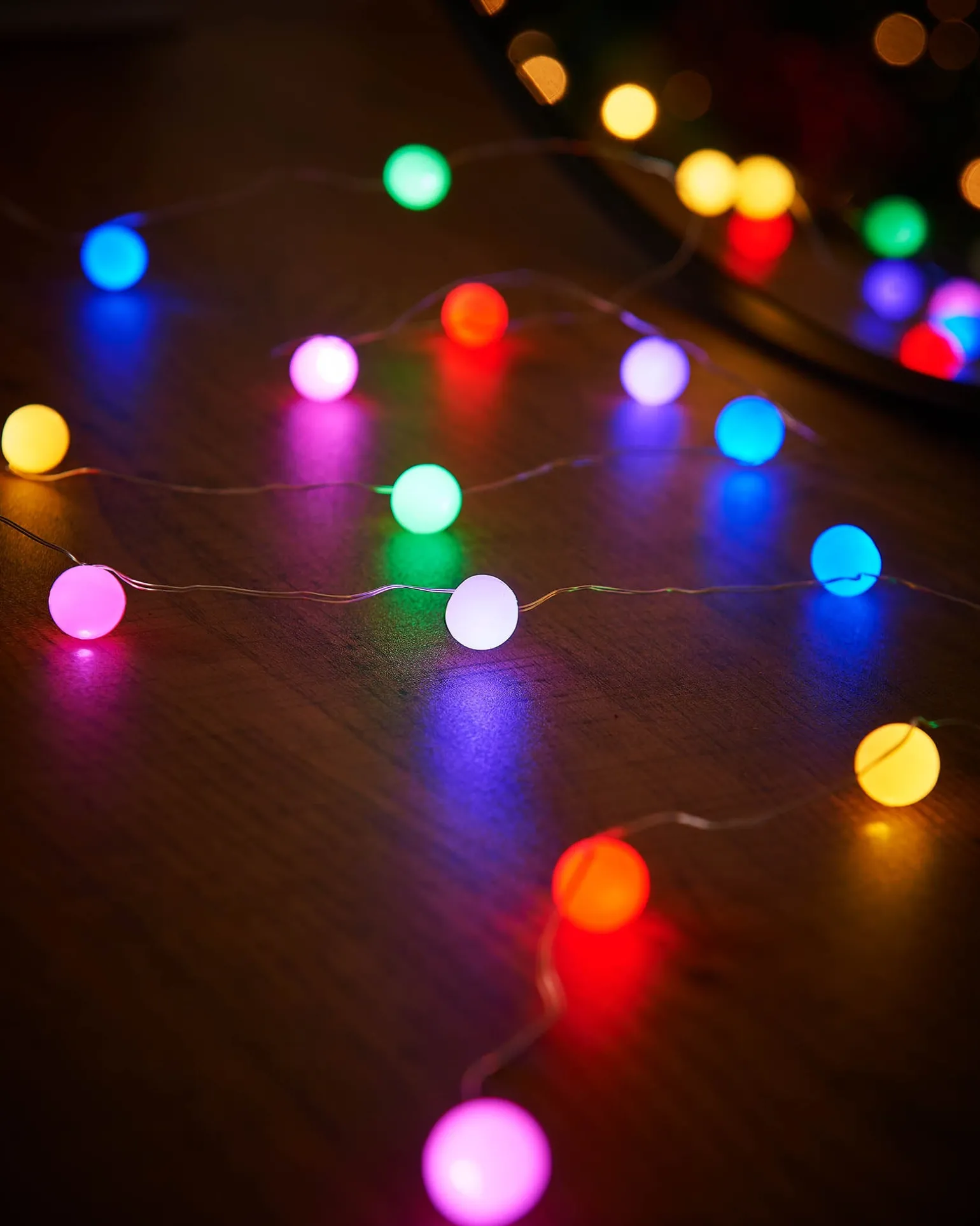 WeRChristmas 80 Pastel Multi-Coloured Micro LED Berry Lights, 6 M^ Fairy Lights|Tree Lights