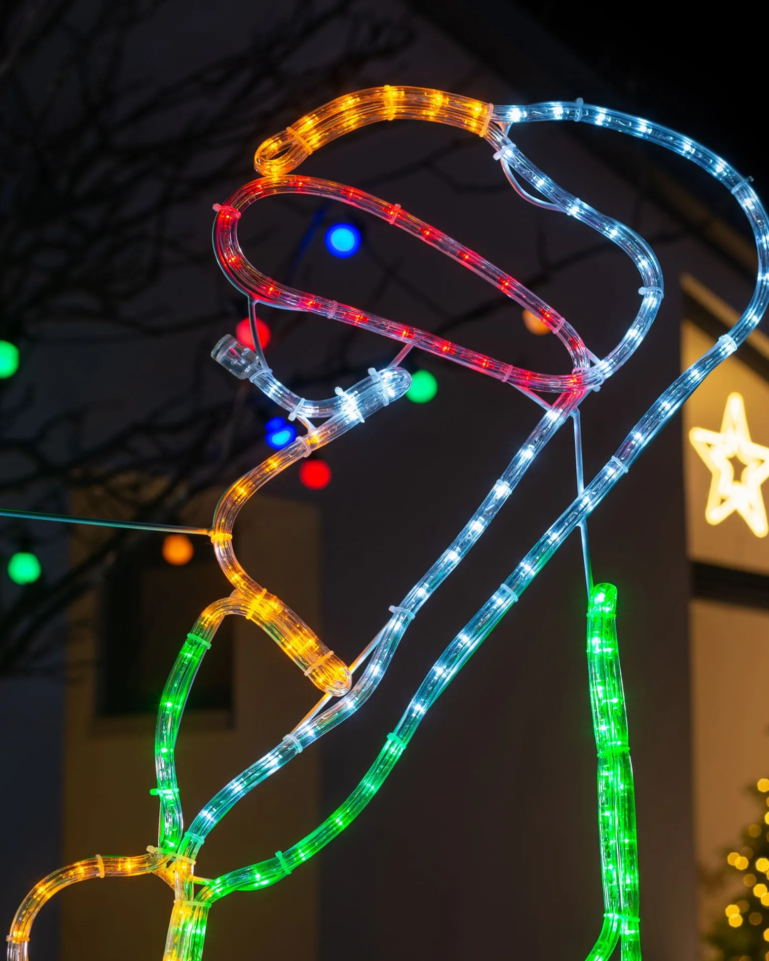 WeRChristmas 2 Wise Men Rope Light Silhouette, 152 Cm^ Christmas Characters