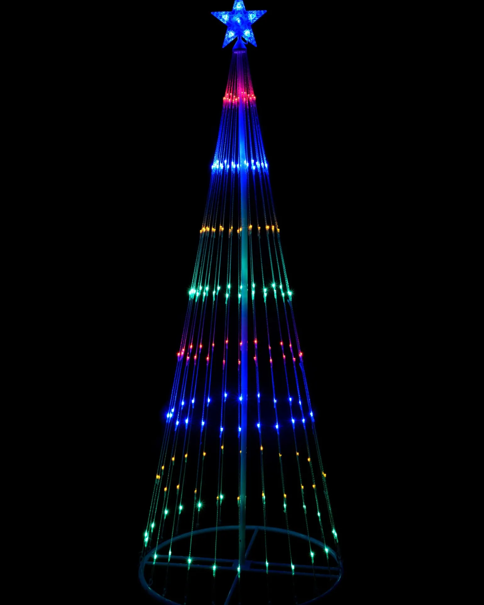 WeRChristmas Animated Flashing Pop-Up Christmas Tree, 190 Cm^ Tree Silhouettes