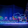 WeRChristmas Animated LED Train Rope Light Silhouette, 2.3 M^ Christmas Characters