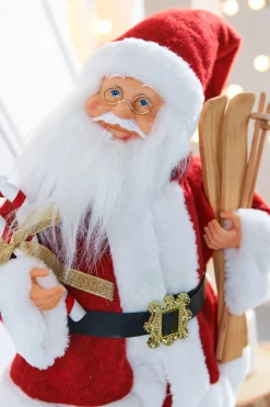 WeRChristmas Animated Musical Standing Santa Figurine, 45 Cm^ Novelty|Figurines
