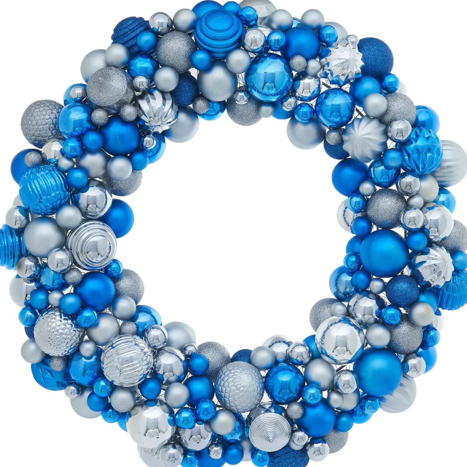 WeRChristmas Antarctica Bauble Wreath, 60 Cm^ Bauble Wreaths