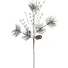 WeRChristmas Artificial Berries And Pinecone Pick, White, 66 Cm^ Flowers & Foliage|Flowers & Foliage