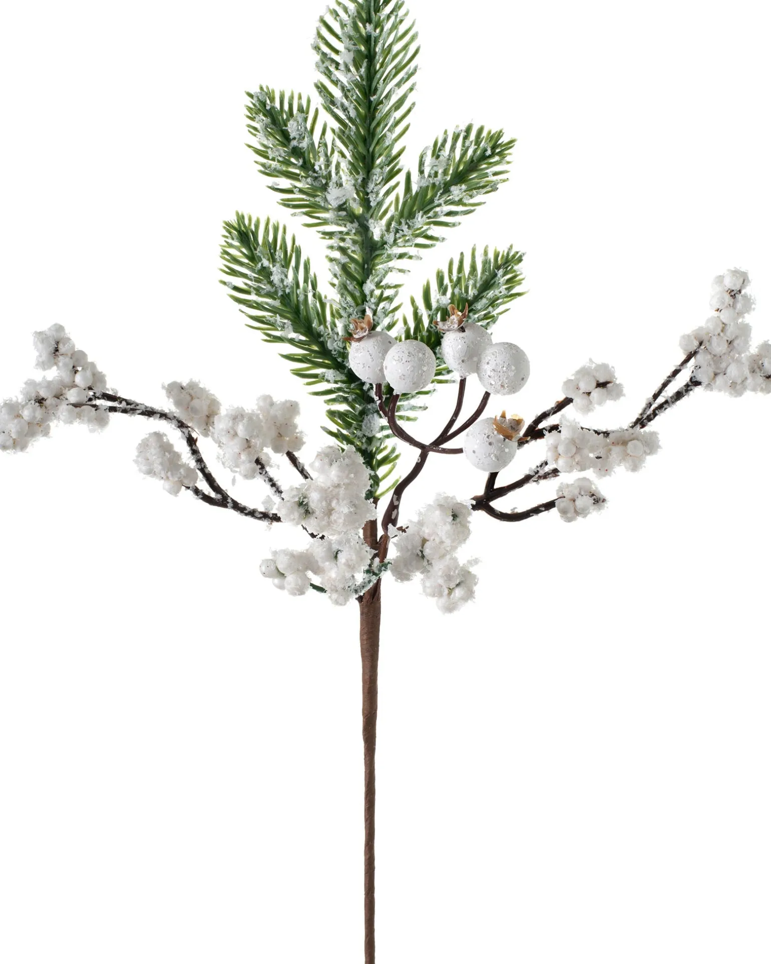 WeRChristmas Artificial Berries Pick, White, 31 Cm^ Flowers & Foliage|Flowers & Foliage