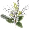 WeRChristmas Artificial Frosted Berries Pick, White, 31 Cm^ Flowers & Foliage|Flowers & Foliage