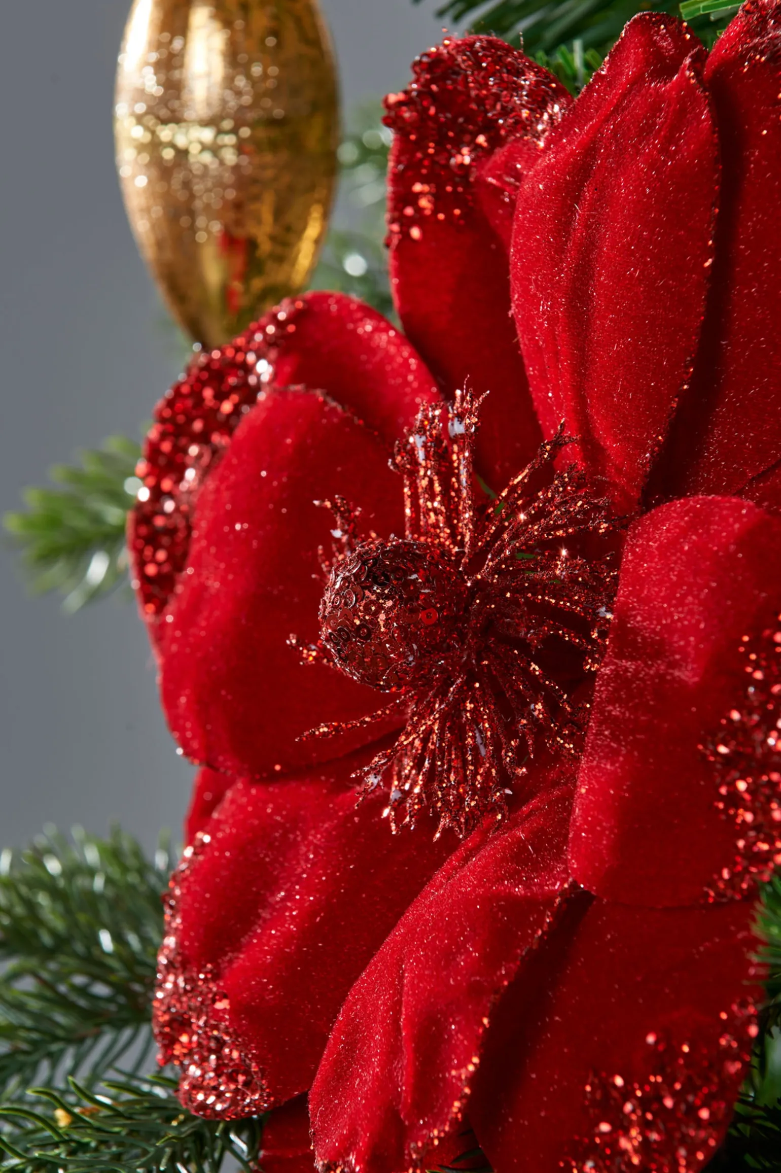 WeRChristmas Artificial Magnolia Flower, Red, 26 Cm^ Flowers & Foliage|Flowers & Foliage