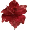 WeRChristmas Artificial Magnolia Flower, Red, 25 Cm^ Flowers & Foliage|Flowers & Foliage