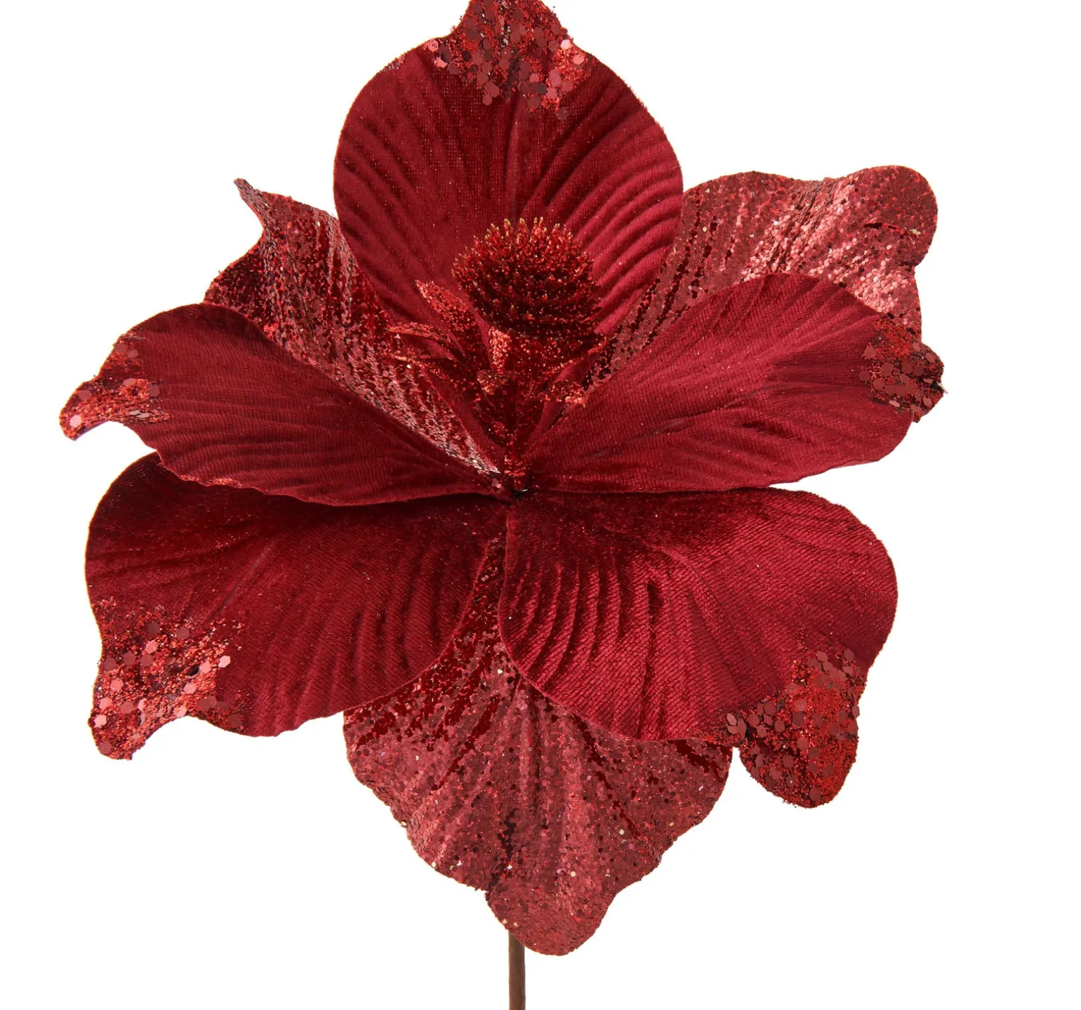 WeRChristmas Artificial Magnolia Flower, Red, 25 Cm^ Flowers & Foliage|Flowers & Foliage