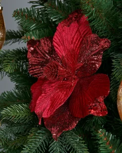 WeRChristmas Artificial Magnolia Flower, Red, 25 Cm^ Flowers & Foliage|Flowers & Foliage