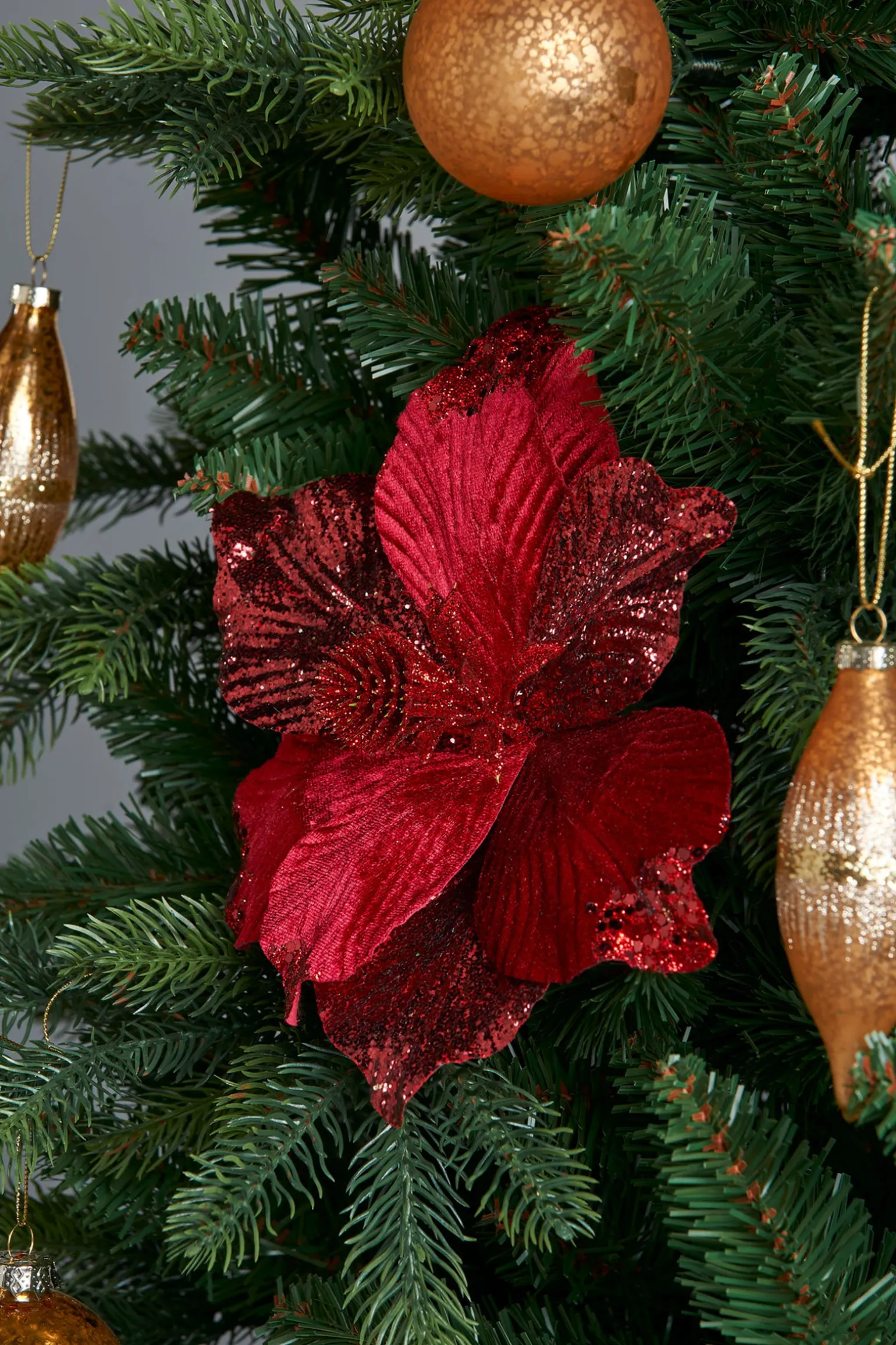 WeRChristmas Artificial Magnolia Flower, Red, 25 Cm^ Flowers & Foliage|Flowers & Foliage