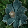 WeRChristmas Artificial Magnolia Flower, Emerald, 23 Cm^ Flowers & Foliage|Flowers & Foliage