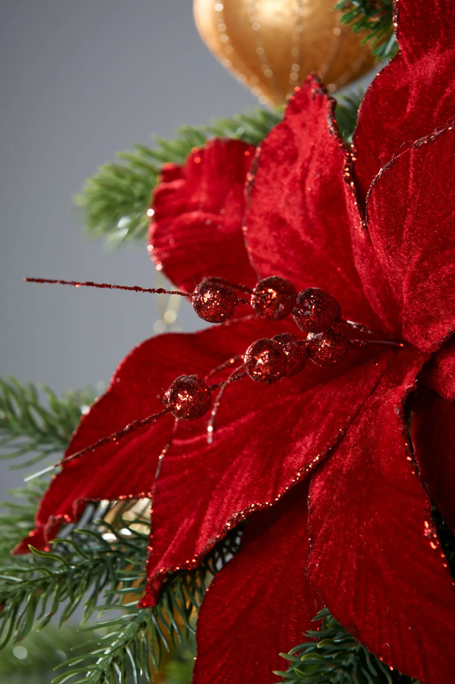 WeRChristmas Artificial Poinsettia Flower, Red, 25 Cm^ Flowers & Foliage|Flowers & Foliage