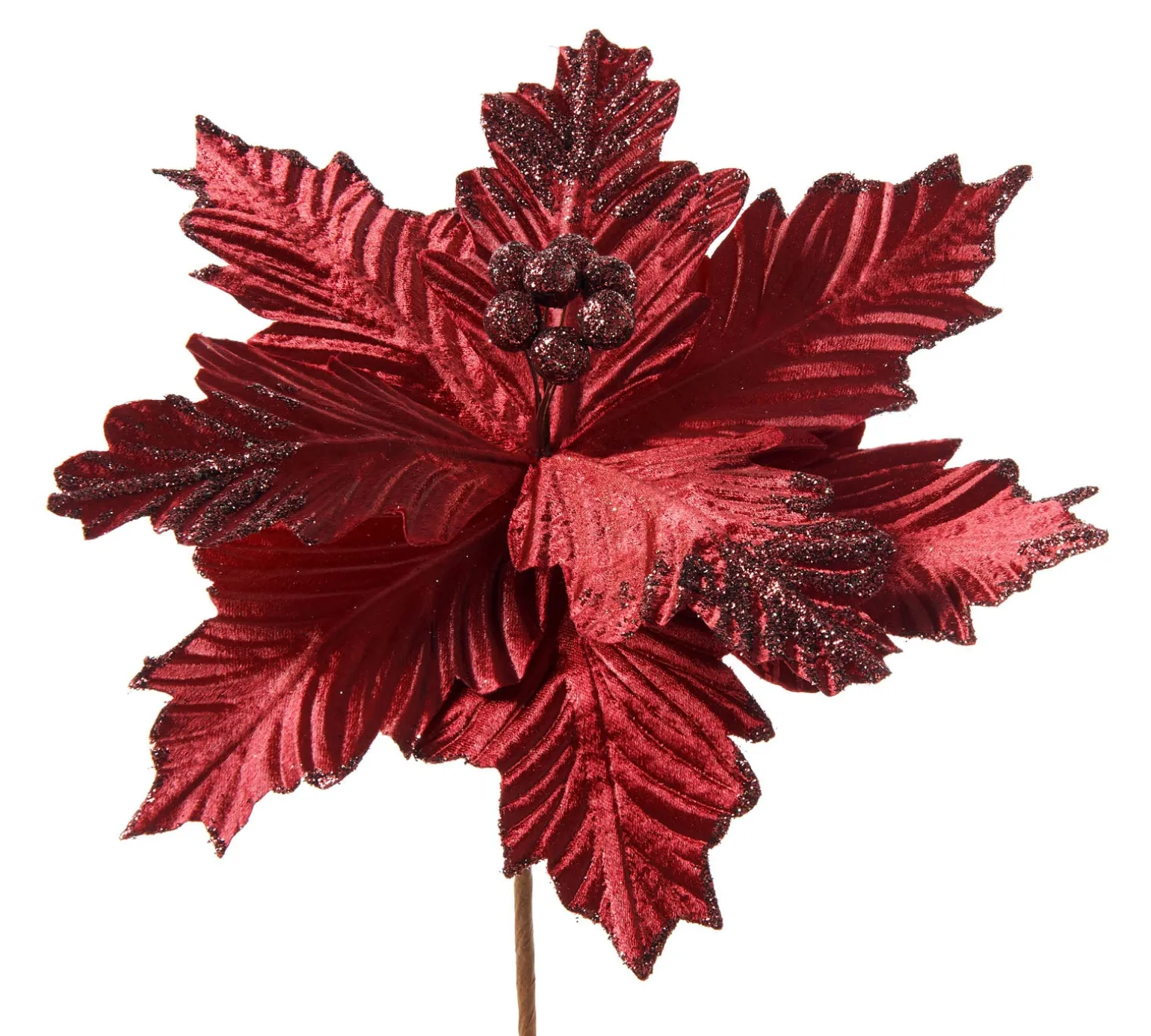 WeRChristmas Artificial Poinsettia Flower, Red, 26 Cm^ Flowers & Foliage|Flowers & Foliage