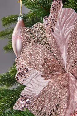 WeRChristmas Artificial Poinsettia Flower, Pink, 30 Cm^ Flowers & Foliage|Flowers & Foliage