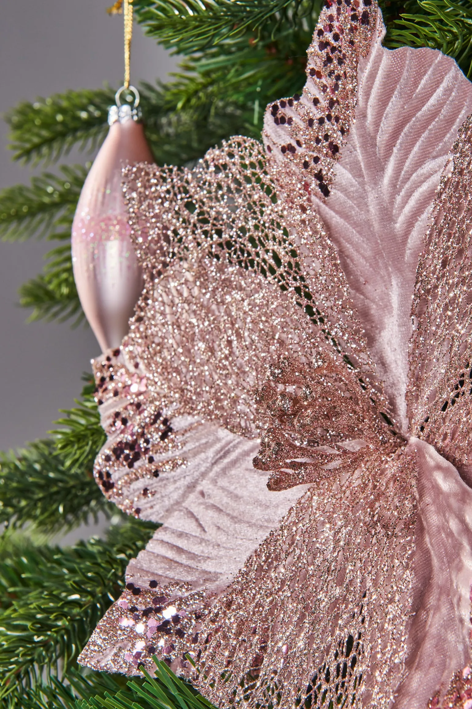 WeRChristmas Artificial Poinsettia Flower, Pink, 30 Cm^ Flowers & Foliage|Flowers & Foliage