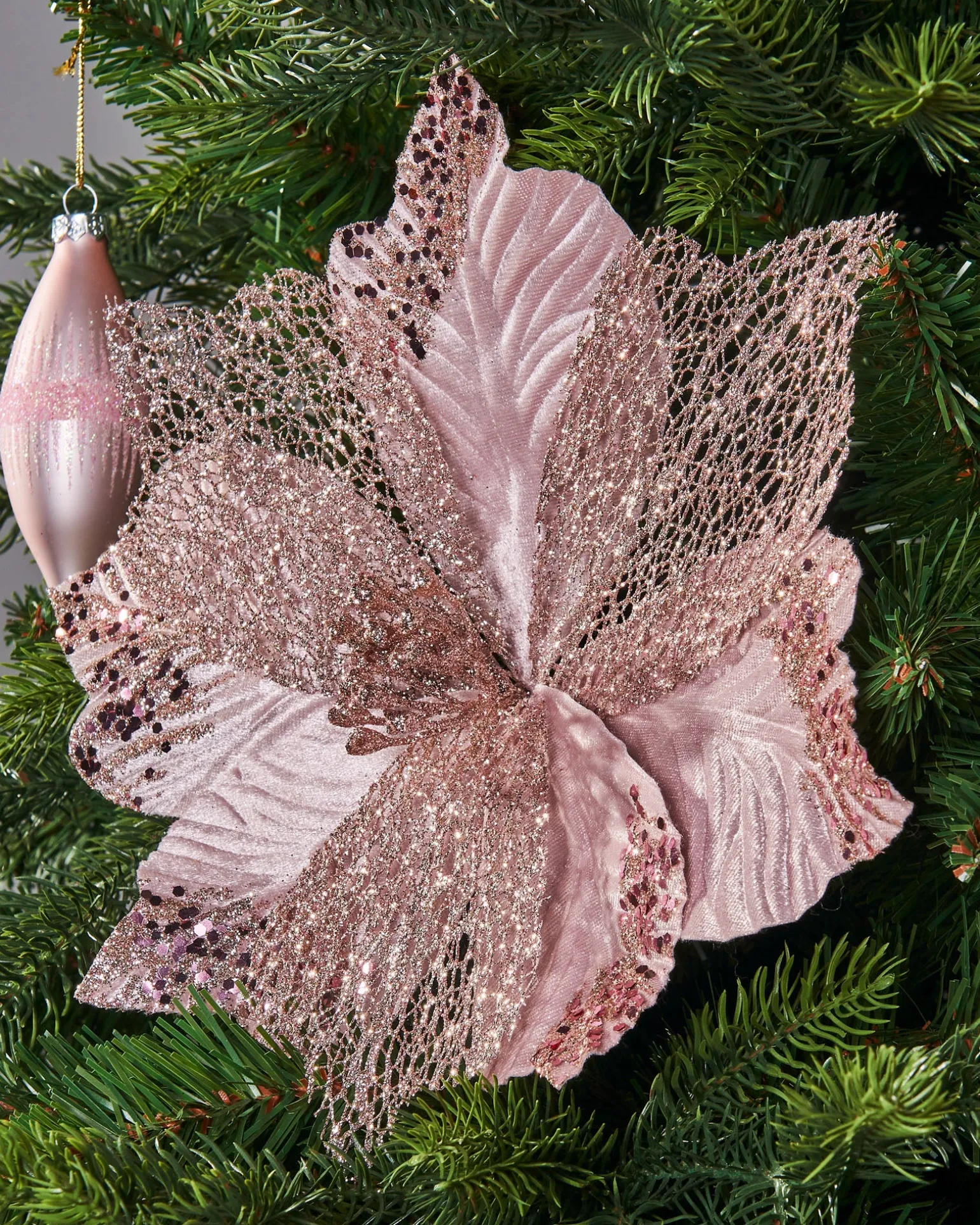 WeRChristmas Artificial Poinsettia Flower, Pink, 30 Cm^ Flowers & Foliage|Flowers & Foliage