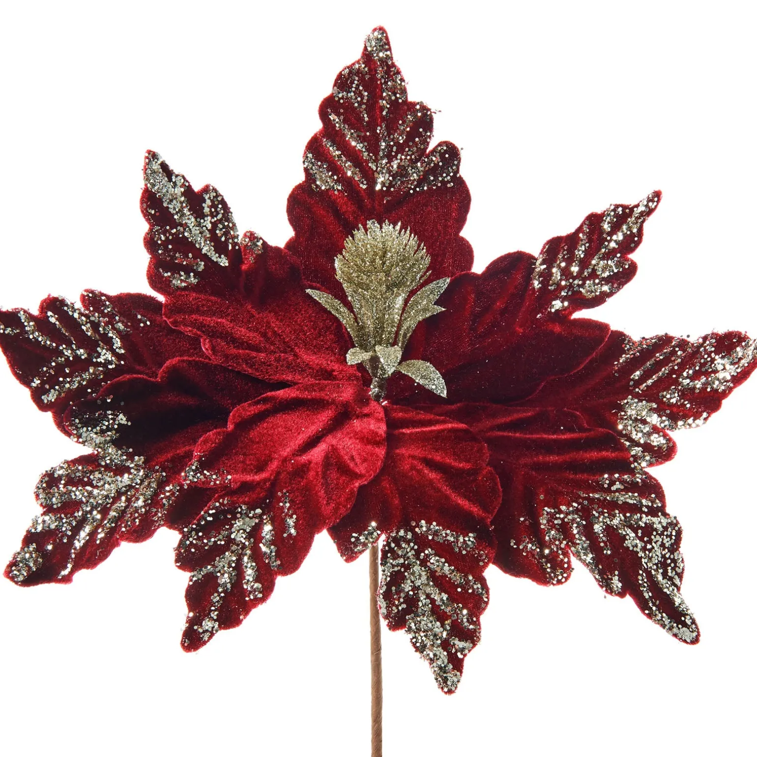 WeRChristmas Artificial Poinsettia Flower, Red, 30 Cm^ Flowers & Foliage|Flowers & Foliage