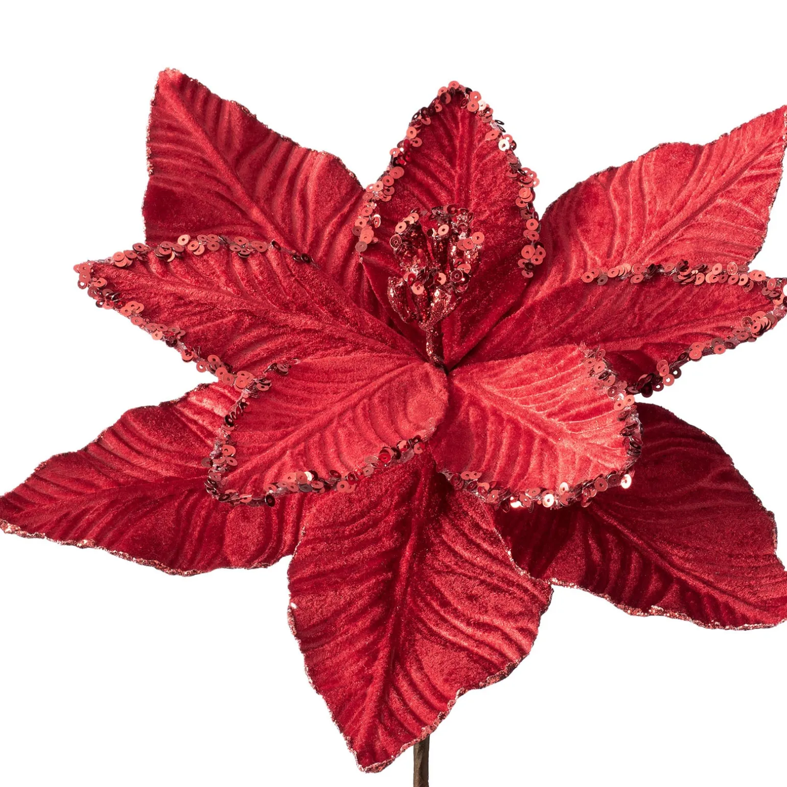 WeRChristmas Artificial Poinsettia Flower, Red, 30 Cm^ Flowers & Foliage|Flowers & Foliage