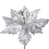 WeRChristmas Artificial Poinsettia Flower, White, 32 Cm^ Flowers & Foliage|Flowers & Foliage