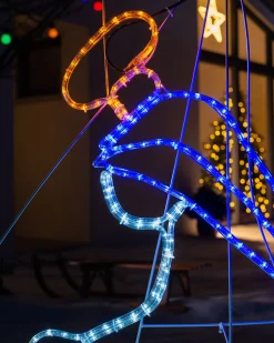 WeRChristmas Baby Jesus Rope Light Silhouette, 200 Cm^ Christmas Characters