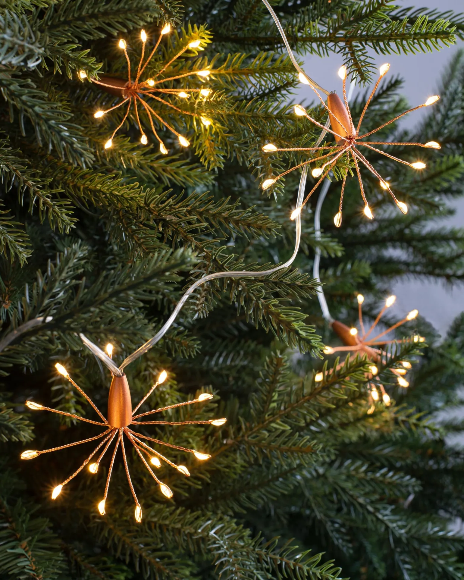 WeRChristmas Battery Operated Firework Copper Wire Light String, 2 M^ Fairy Lights
