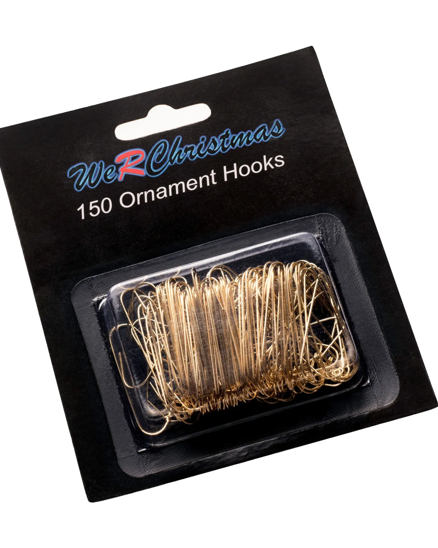 WeRChristmas Bauble Ornament Hooks, Gold, Pack Of 150^ Bauble Hooks