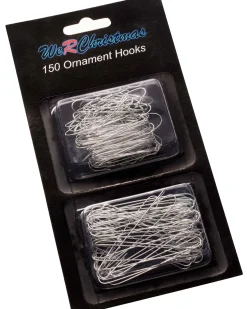 WeRChristmas Bauble Ornament Hooks Multi Pack, Silver, Pack Of 150^ Bauble Hooks
