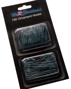 WeRChristmas Bauble Ornament Hooks Multi Pack, Green, Pack Of 150^ Glass Baubles|Bauble Hooks