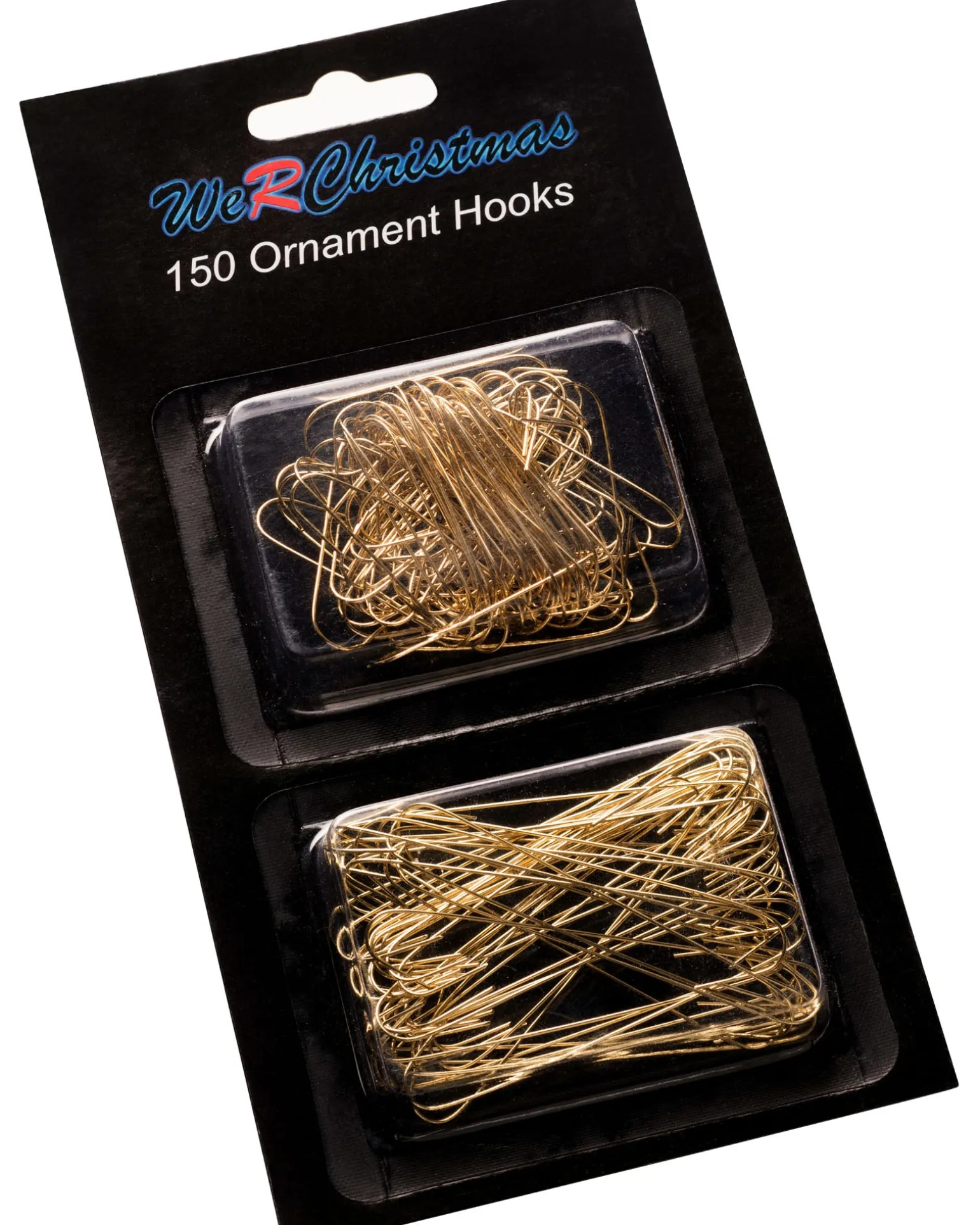 WeRChristmas Bauble Ornament Hooks Multi Pack, Gold, Pack Of 150^ Bauble Hooks