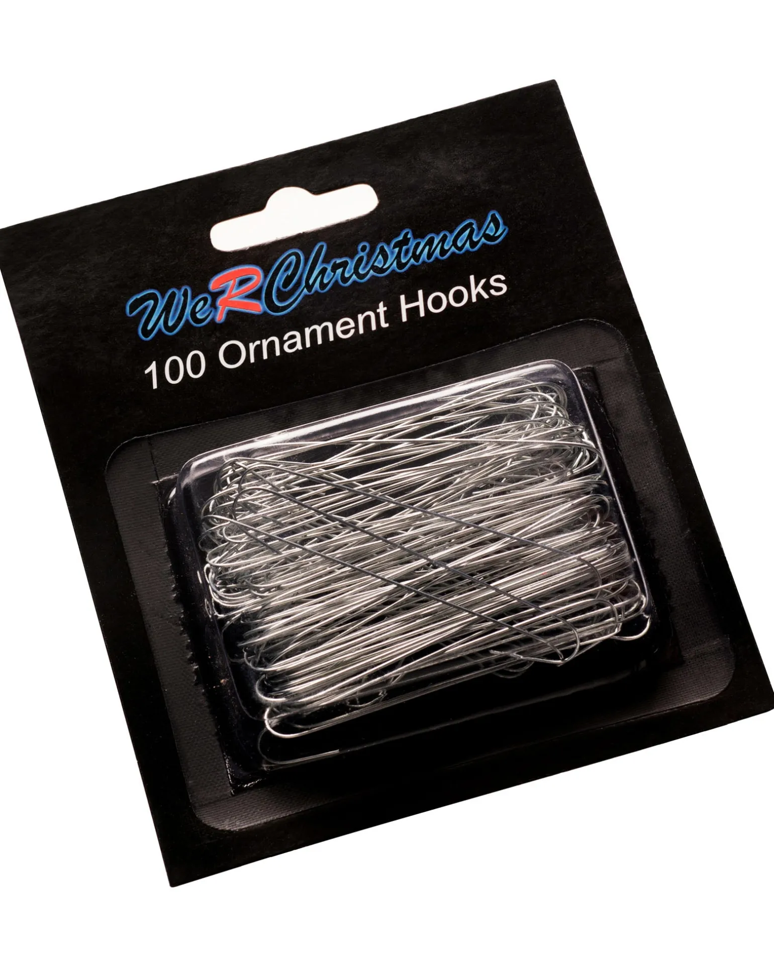 WeRChristmas Bauble Ornament Hooks, Silver, Pack Of 100^ Bauble Hooks