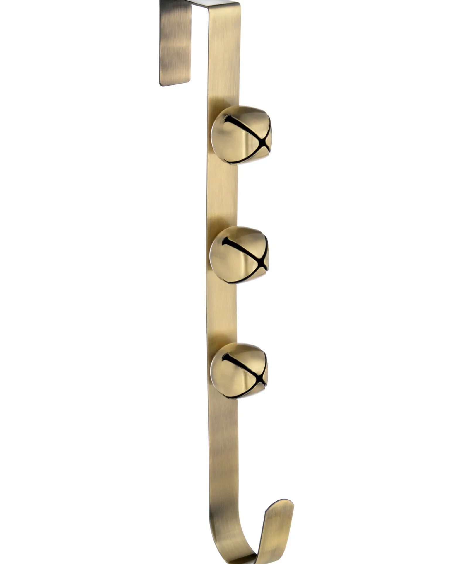 WeRChristmas Bells Wreath Door Hanger, Antique Gold, 38 Cm^ Wreath Hangers