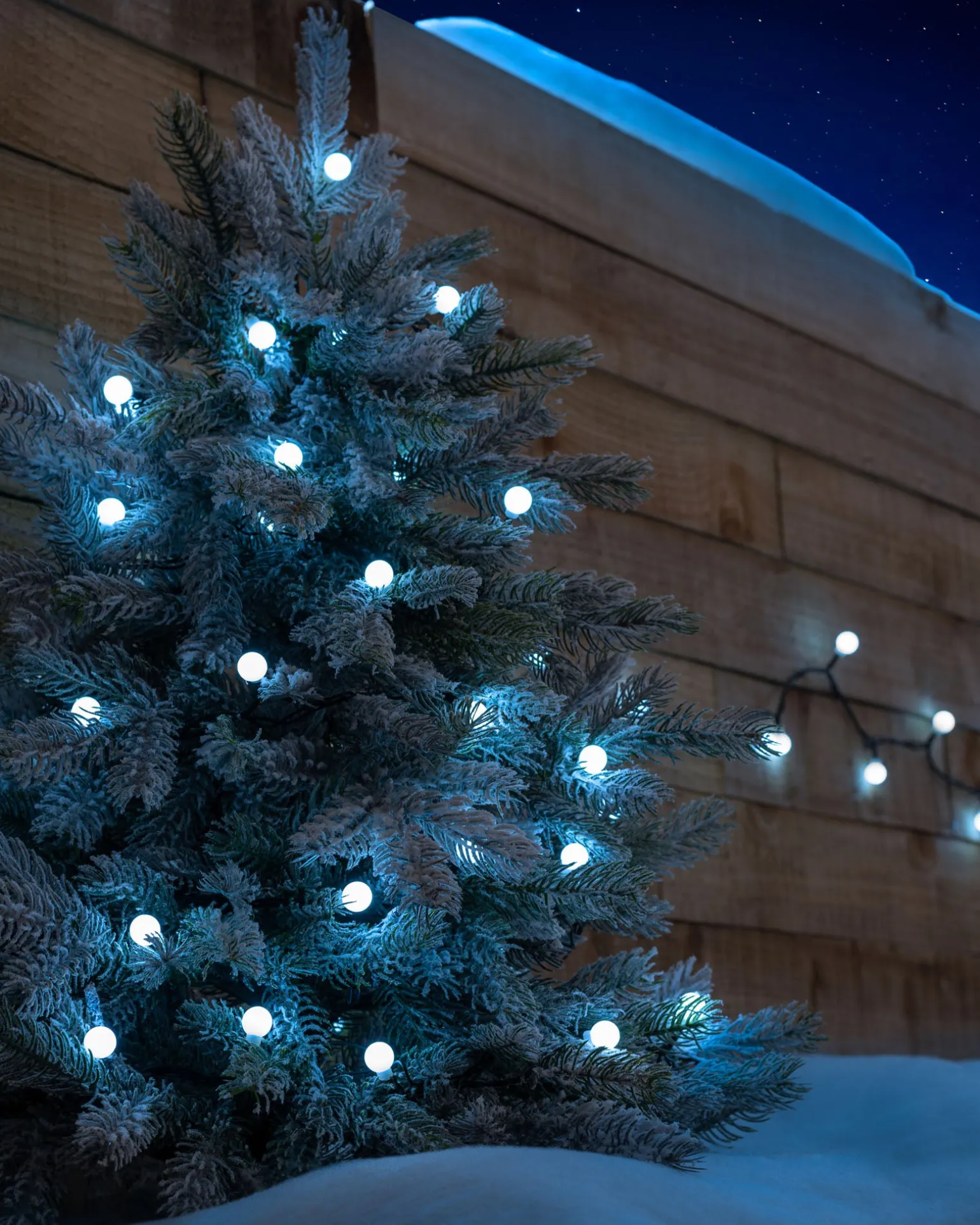 WeRChristmas Berry Multi-Function 50 LED Connectable Light String, Bright White^ Fairy Lights|Connectable Lights