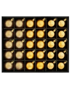 WeRChristmas Christmas Gold Shatterproof Bauble, 50 Pack^ Shatterproof Baubles