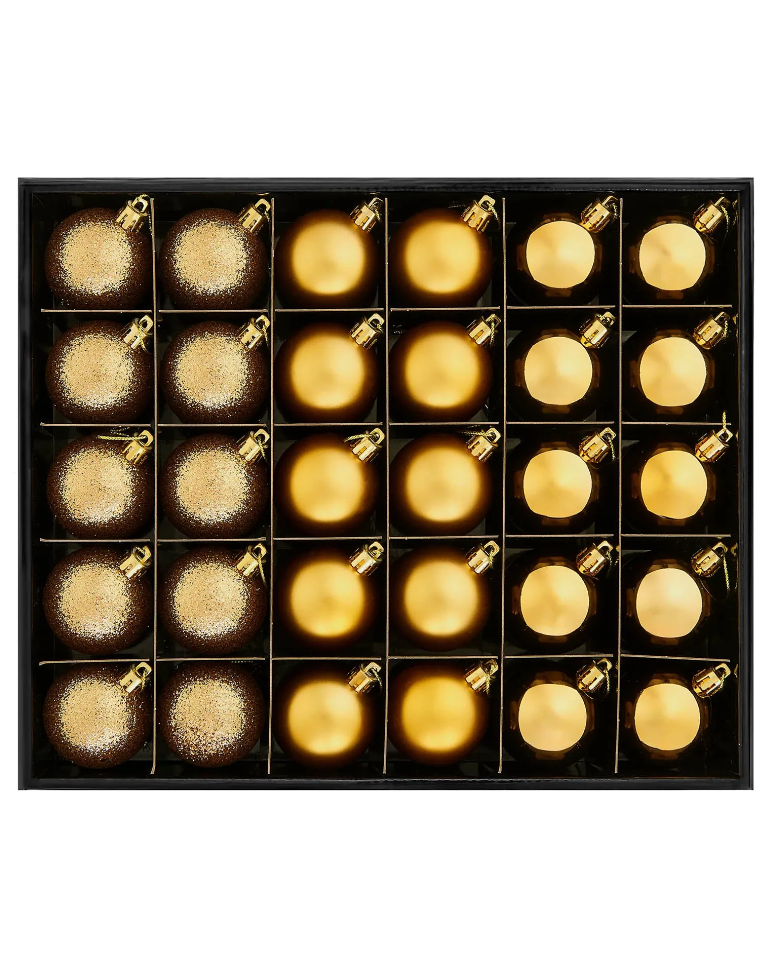 WeRChristmas Christmas Gold Shatterproof Bauble, 50 Pack^ Shatterproof Baubles