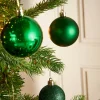WeRChristmas Christmas Green Shatterproof Bauble, 50 Pack^ Shatterproof Baubles