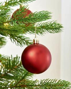 WeRChristmas Christmas Red Shatterproof Bauble, 50 Pack^ Shatterproof Baubles