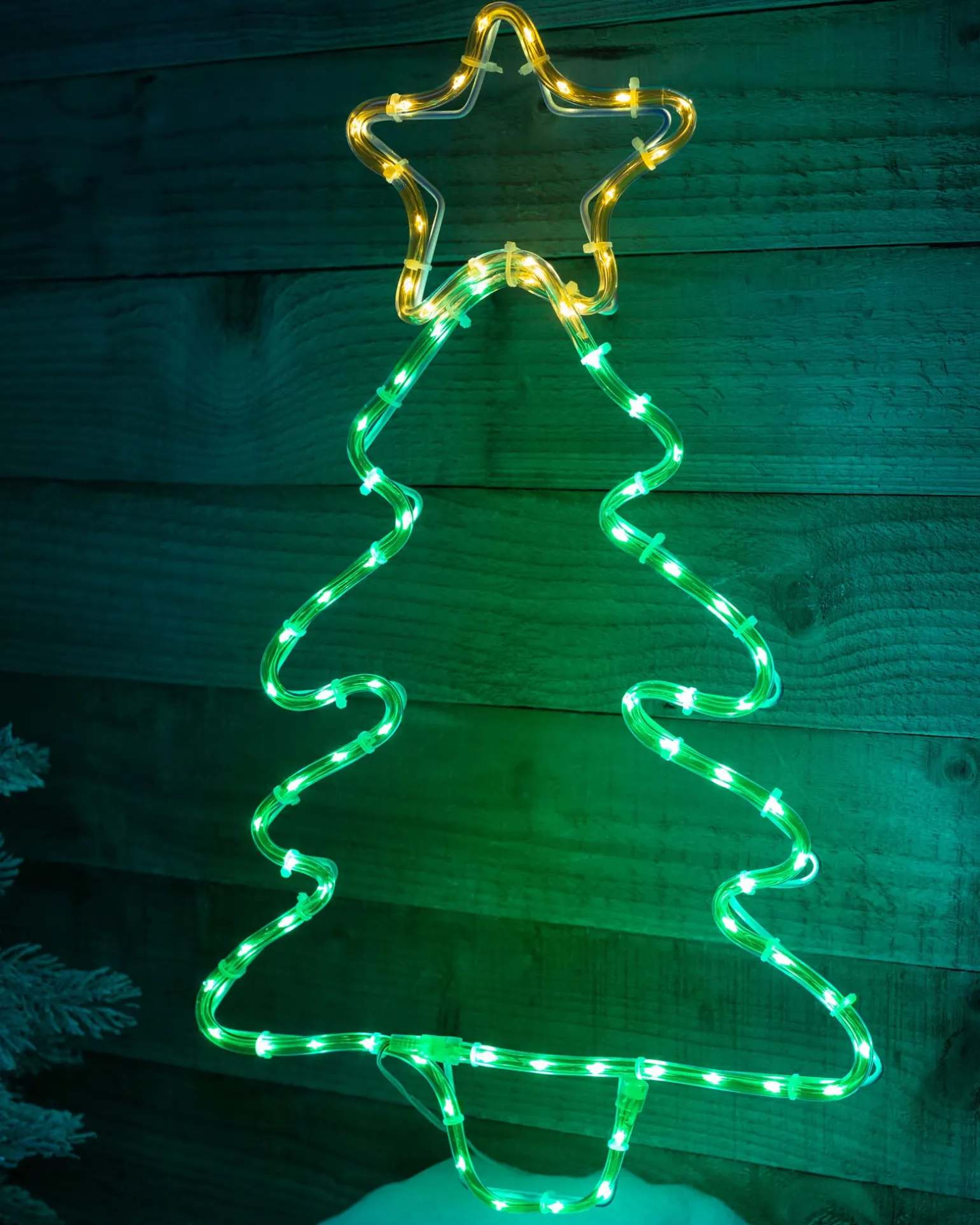 WeRChristmas Christmas Tree Rope Light Silhouette, 48 Cm^ Tree Silhouettes