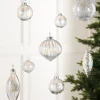 WeRChristmas Clear Iridescent Glass Baubles, 20 Pack^ Glass Baubles