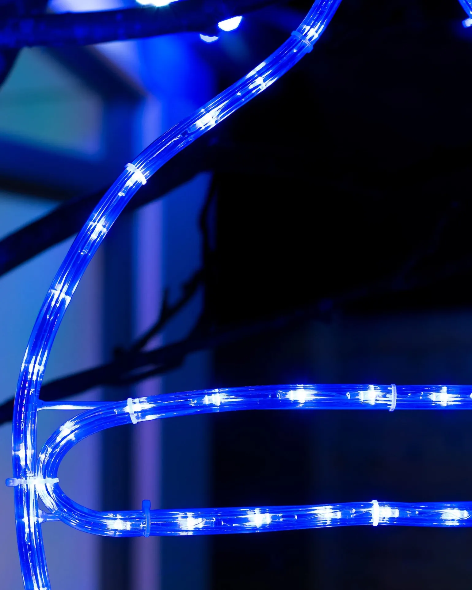 WeRChristmas Connectable Bauble Rope Light Silhouette, Blue, 54cm^ Connectable Lights